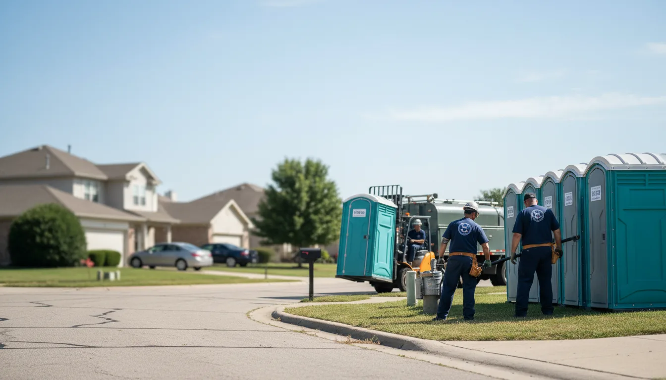 Porta Potty Rental in Round Top, TX near me
